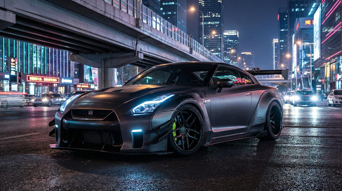 暗网汽车解说视频 - GT-R宽体改装