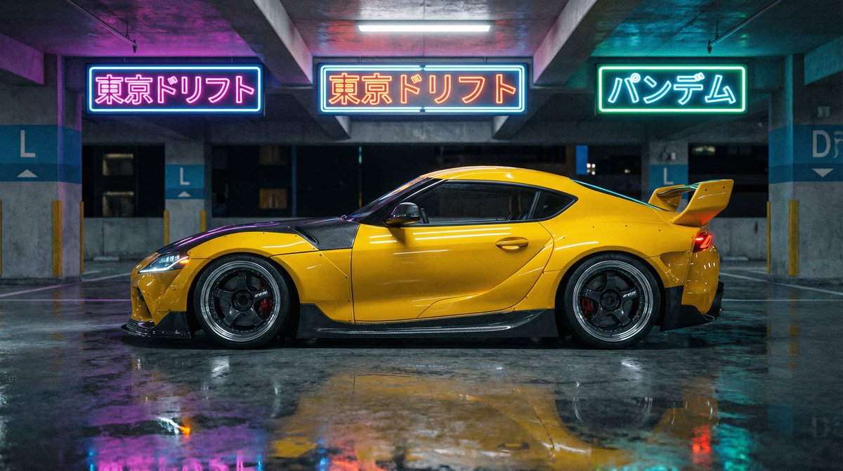 暗网JDM改装视频 - Supra宽体改装